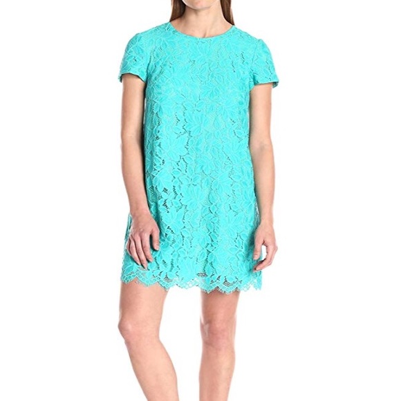 CeCe Dresses Cece By Cynthia Steffe Kayte Palm Lace Shift Dress